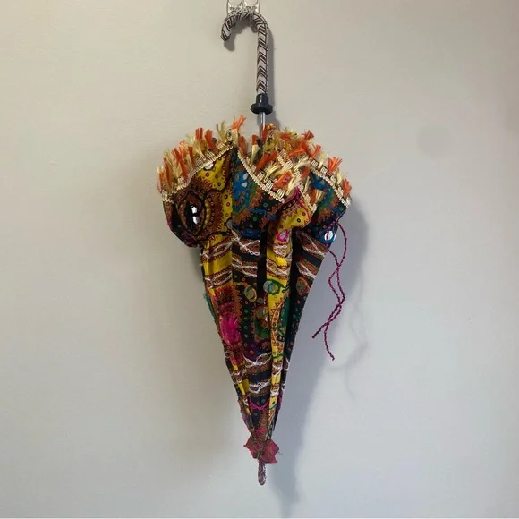 Colorful Patchwork Parasol - Picture 1 of 4